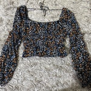 Astr floral print blouse